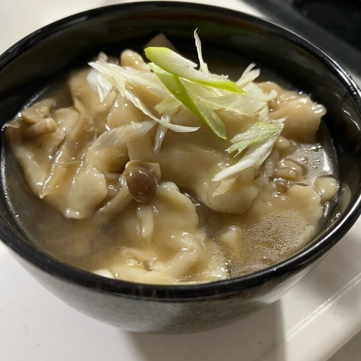郷土料理 ひっつみ(すいとん)